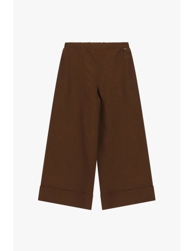 Dixie cropped palazzobroek met extra brede omslagસ્માત