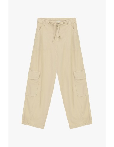 Palazzo-broek met zijzakken in cargostijl Dixie