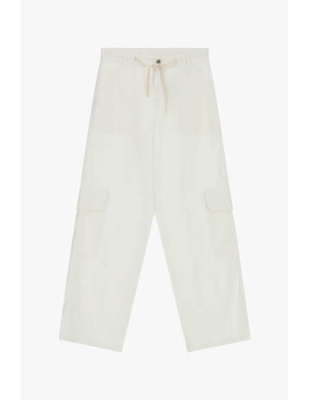 Palazzo-broek met zijzakken in cargostijl Dixie