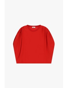 Dixie T-shirt met lange mouwen en gerimpelde schouders 2