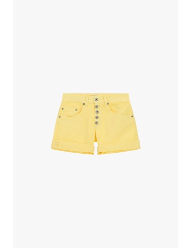 Regular-fit shorts met omslag en knopen Please