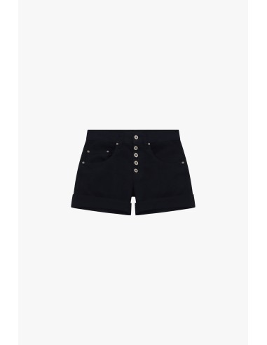 Regular-fit shorts met omslag en knopen Please