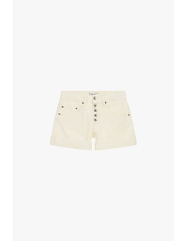 Regular-fit shorts met omslag en knopen Please