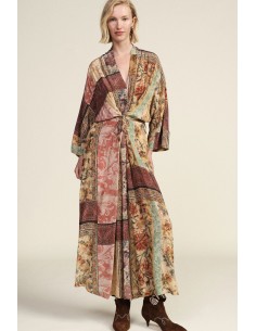 Lange jurk met fantasieprint Dixie