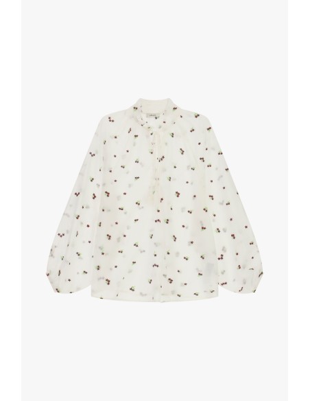 Ruimvallend shirt met bloemenprint en lange mouwen Dixie