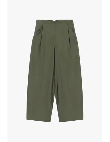 Dixie Palazzo-broek met hoge taille en plooien