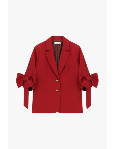 Blazer met mouwen met strikdetail en sluiting met twee knopen, alstublieft