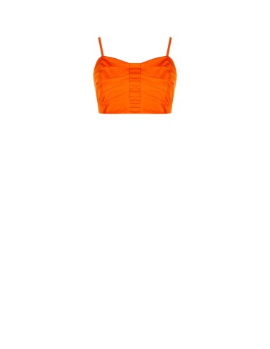Crop top-bralette van parachutestof Rinascimento