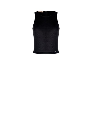 Neopreen top met mesh aan de voorkant en een maxi-rits aan de achterkant Rinascimento