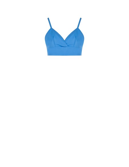 Bralette-top van bi-stretchstof met gerimpeld elastiek aan de achterkant Rinascimento