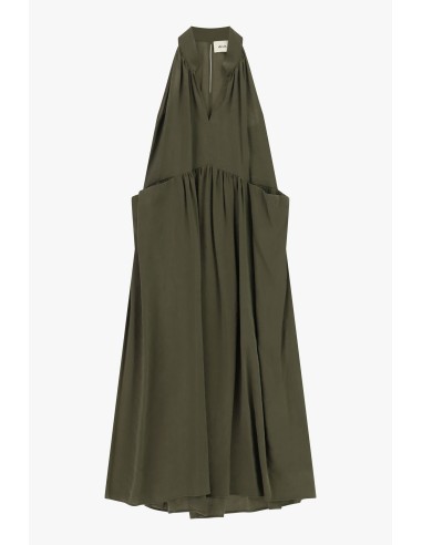Mouwloze midi-jurk met V-hals Dixie