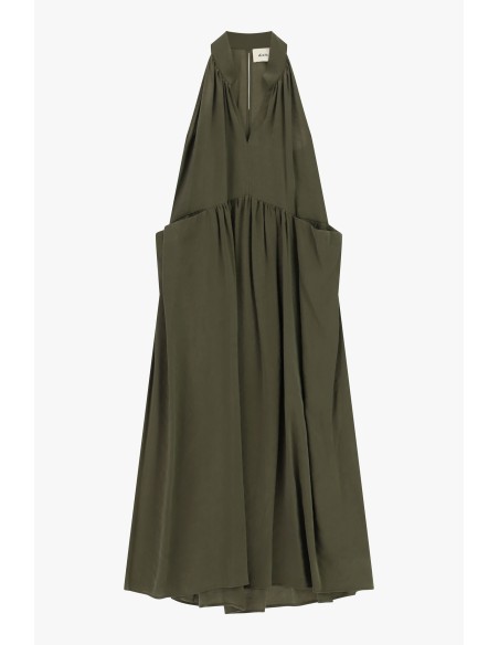Mouwloze midi-jurk met V-hals Dixie