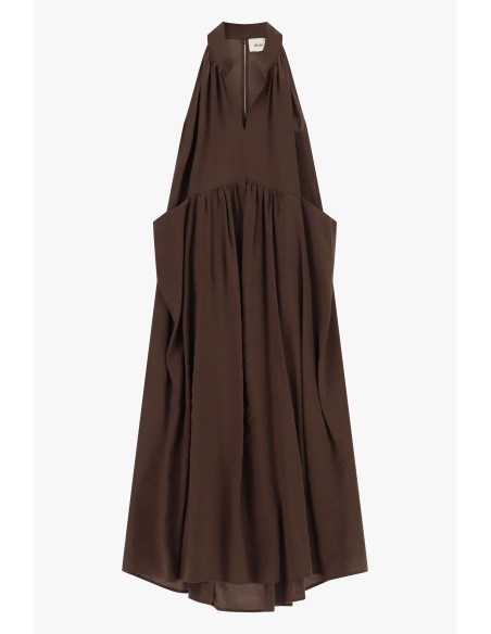 Mouwloze midi-jurk met V-hals Dixie