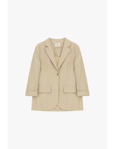 Dixie blazer met één rij knopen en klepzakken
