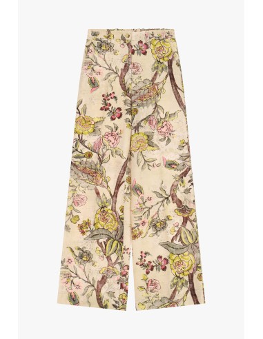 Dixie Palazzo-broek met bloemenprint en hoge taille