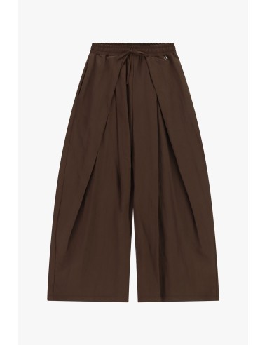 Palazzobroek met hoge taille en plooien aan de voorkant Dixie