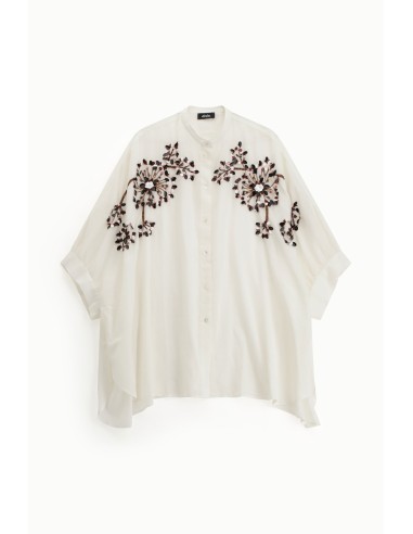 Oversized blouse met bloemmotieven van Dixie