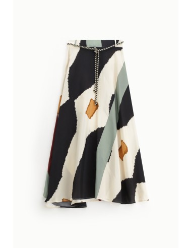 Uitlopende rok met ceintuurdetail Dixie