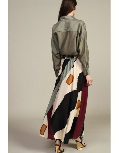 Uitlopende rok met ceintuurdetail Dixie