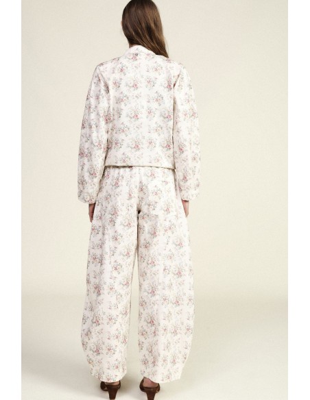 Dixie Palazzo-broek met bloemenprint en wijde pijpen