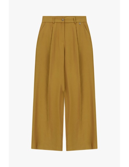 Dixie Palazzo-broek met wijde pijpen en plooien