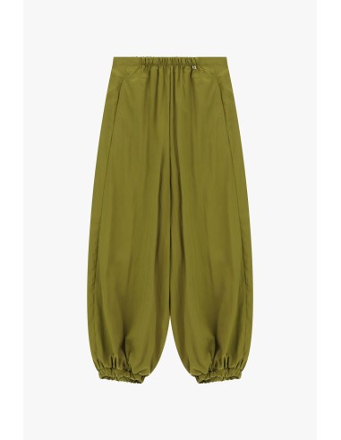 Wijde palazzobroek met elastische taille en uitlopende pijpen Dixie