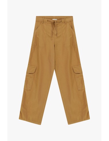Palazzo-broek met zijzakken in cargostijl Dixie