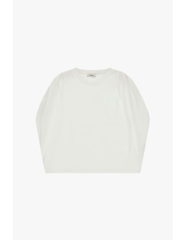 Dixie T-shirt met lange mouwen en gerimpelde schouders