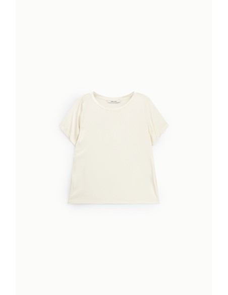 Dixie T-shirt met korte mouwen en rechte snit
