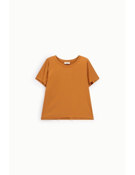 Dixie T-shirt met korte mouwen en rechte snit