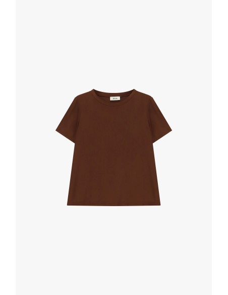 Dixie T-shirt met korte mouwen en rechte snit
