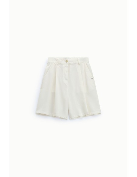 Regular-fit shorts met plooien en zijzakken Please