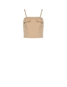 Crop top bustier met elastiek aan de achterkant Rinascimento