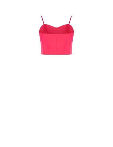 Crop top van technische stof Rinascimento