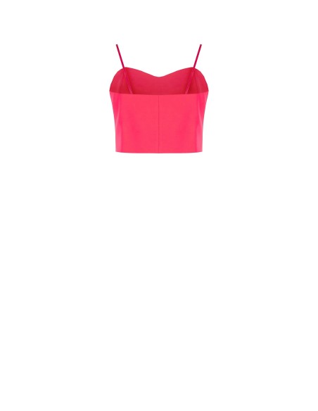 Crop top van technische stof Rinascimento