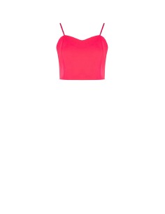 Crop top van technische stof Rinascimento