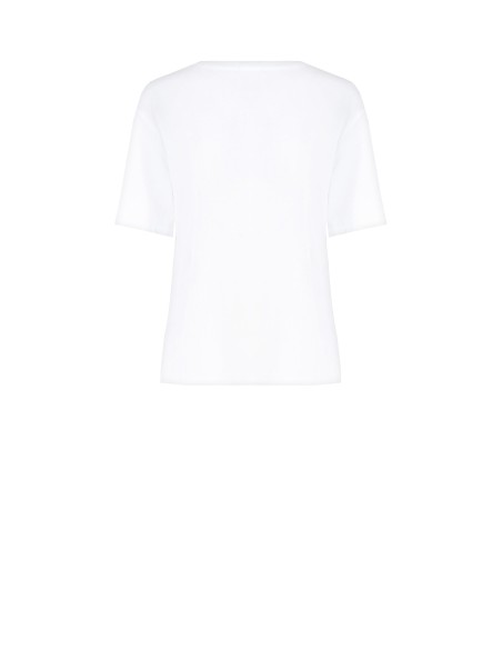 Oversized katoenen T-shirt met kersenprint van Rinascimento