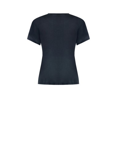 Regular T-shirt van katoen met vintage baseballprint van Rinascimento