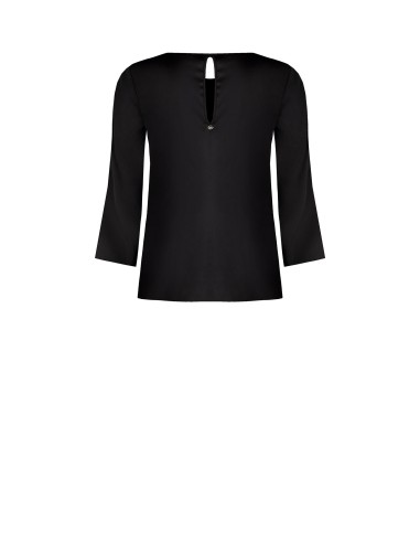 Ruime vierkante satijnen blouse met 3/4-mouwen Rinascimento