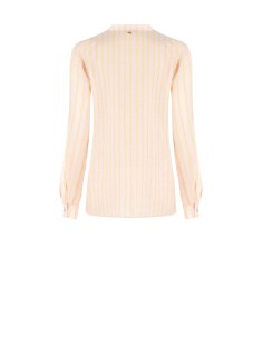 Regular fit blouse van lichte stof met volant Rinascimento 2