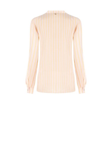 Regular fit blouse van lichte stof met volant Rinascimento