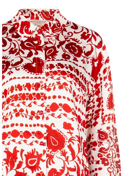Oversized viscoseblouse van Rinascimento