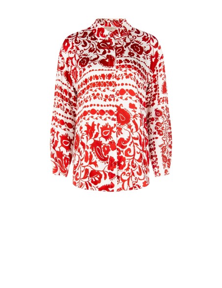 Oversized viscoseblouse van Rinascimento
