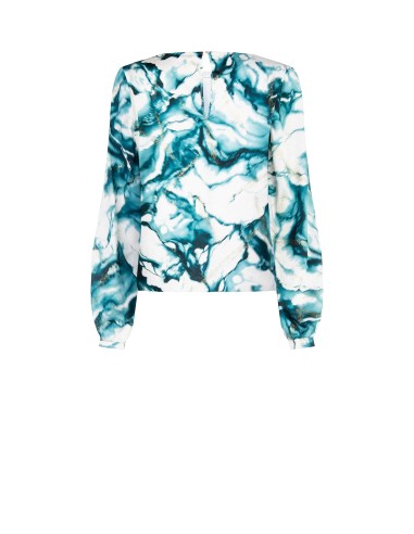 Ruime blouse met glittervlekken Rinascimento