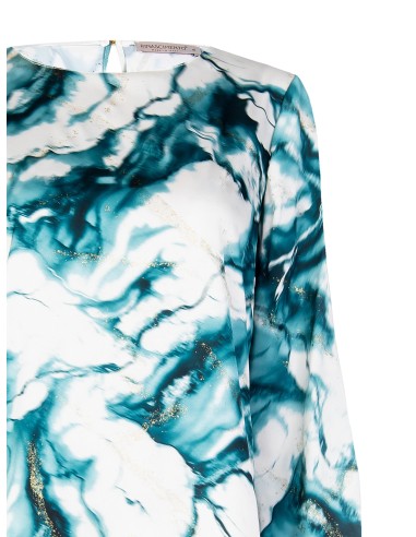 Ruime blouse met glittervlekken Rinascimento
