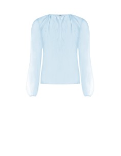 Blouse van lichtgewicht, semitransparante stof met ruches Rinascimento 2