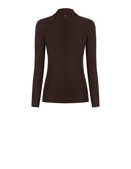 Getailleerde blazer met strass-speld Rinascimento