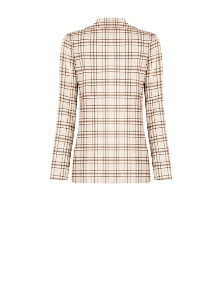 Geruite blazer van poliviscose van Rinascimento
