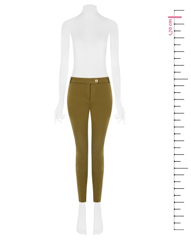 Aansluitende cropped broek van scuba-crêpe van Rinascimento
