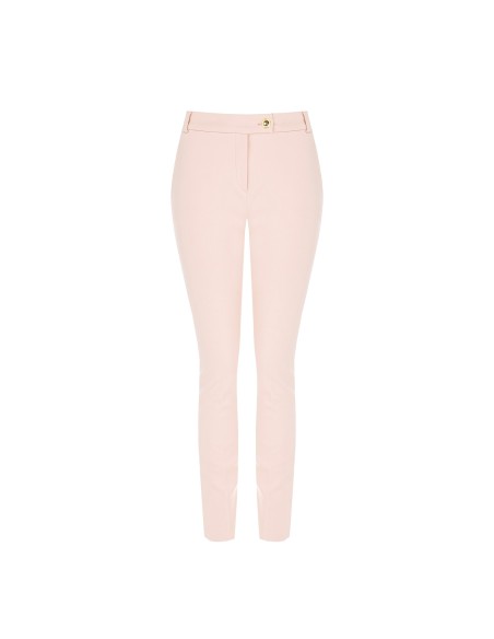 Aansluitende cropped broek van scuba-crêpe van Rinascimento